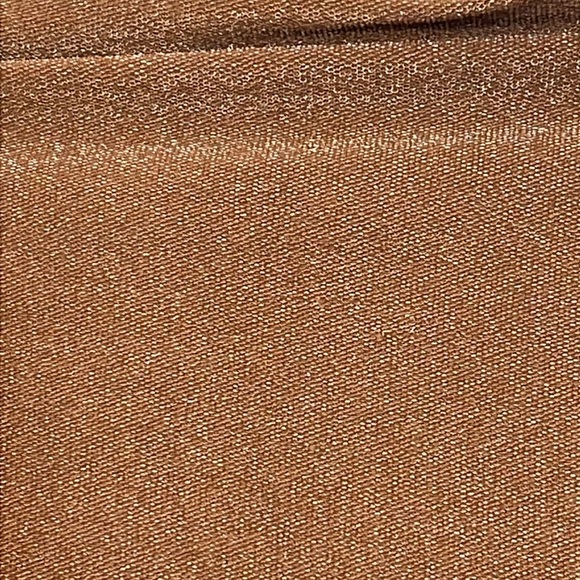 Dress Forum | New mocha & silver fitted maxi dress w/slit Women’s size L sparkly - Picture 6 of 10